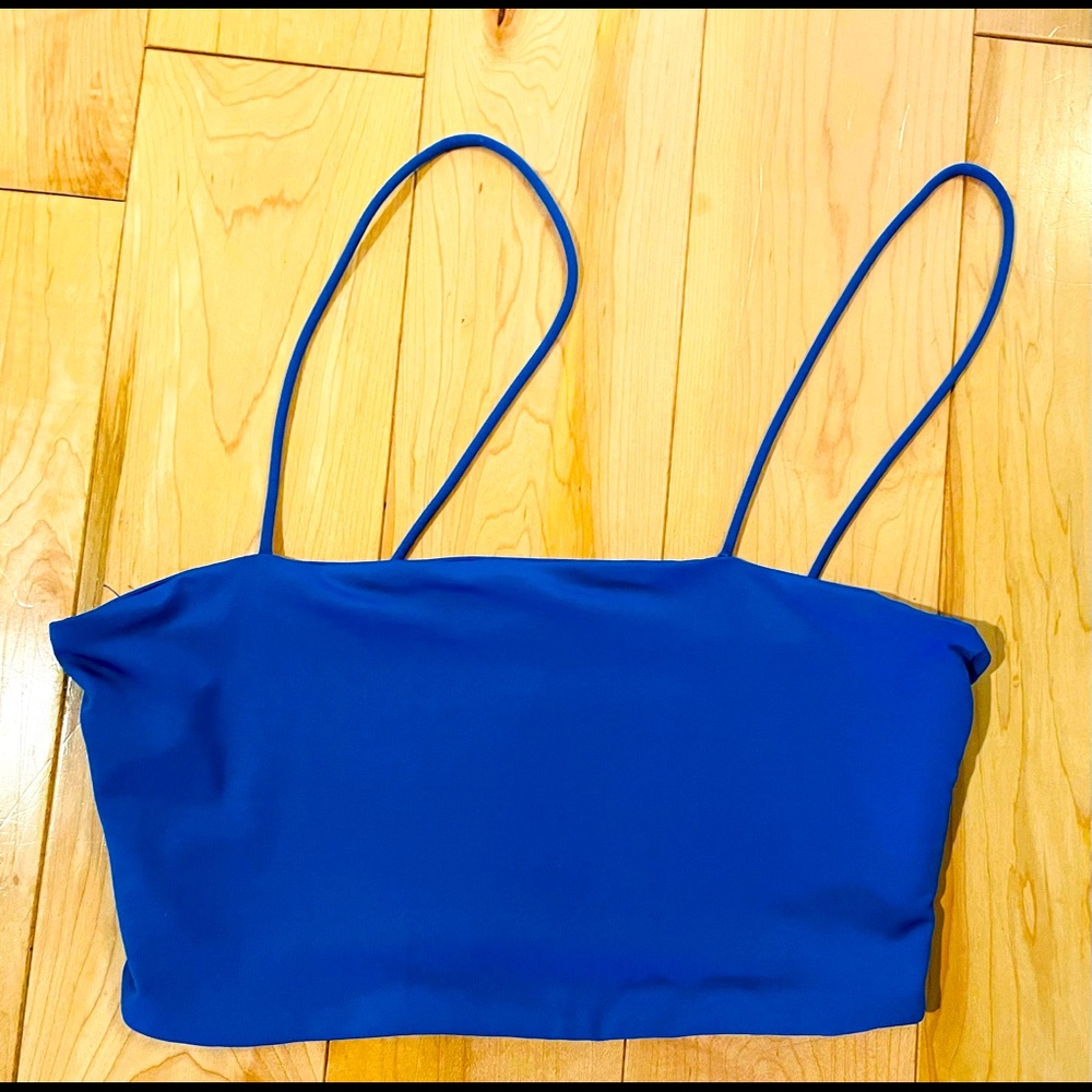 Bright Blue Shien Square Neck Top Size XS